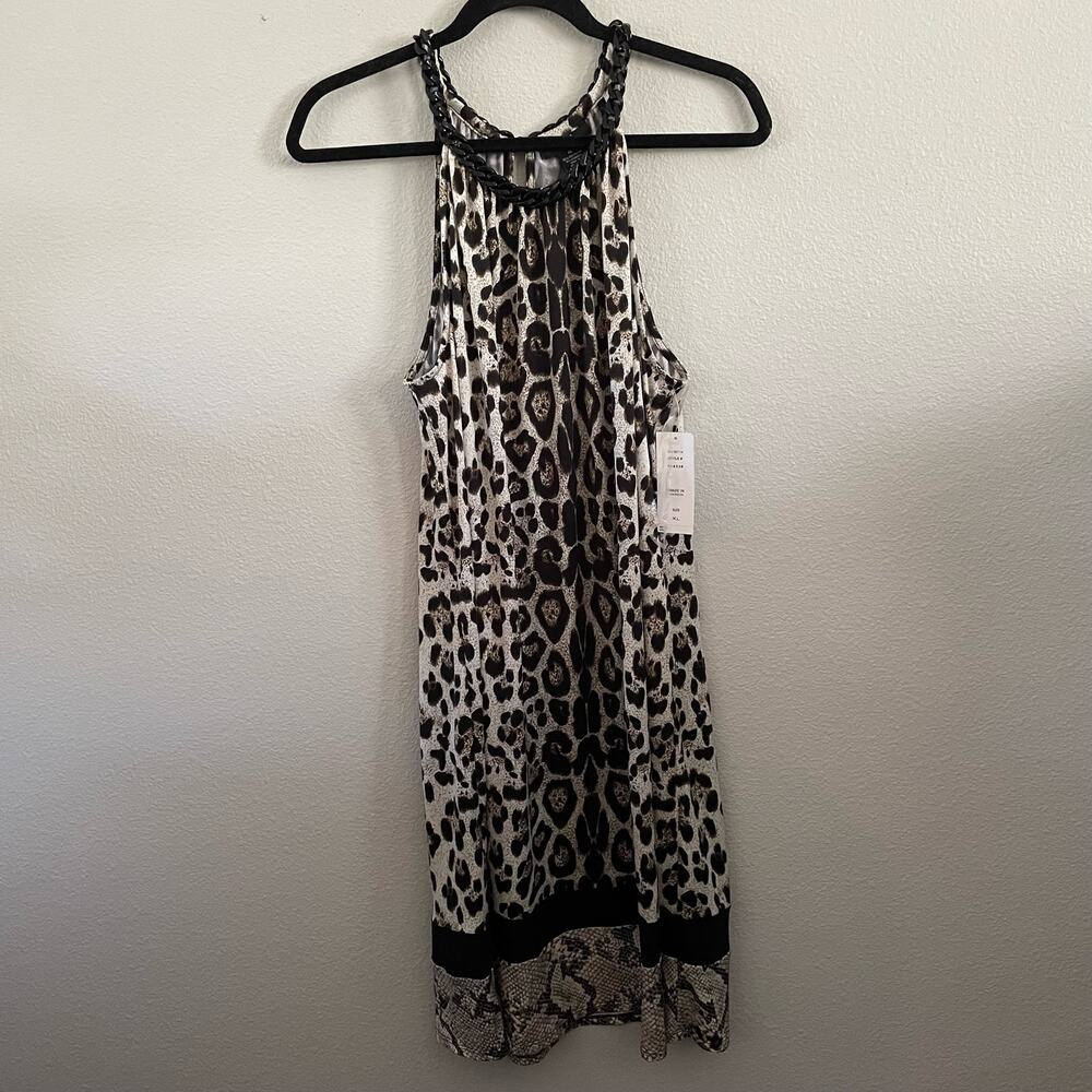 NWT new JBS Cheetah Leopard Tank Dress size extra large XL